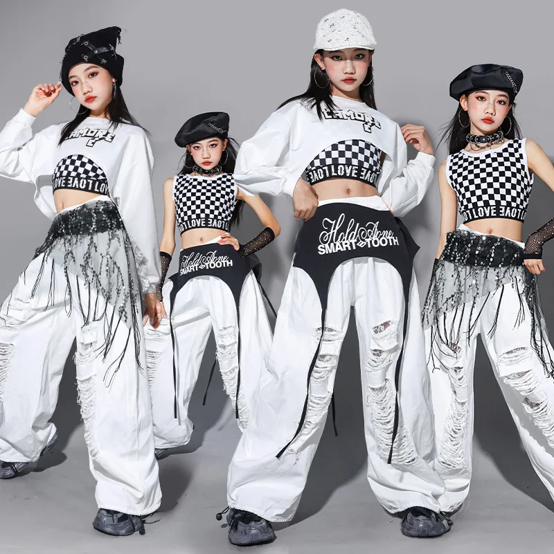 girls-k-pop-letters-crop-top-cargo-pants-children-streetwear-girl-group-costume-kids-hip-hop-street-dance-jazz-teen-clothes-sets