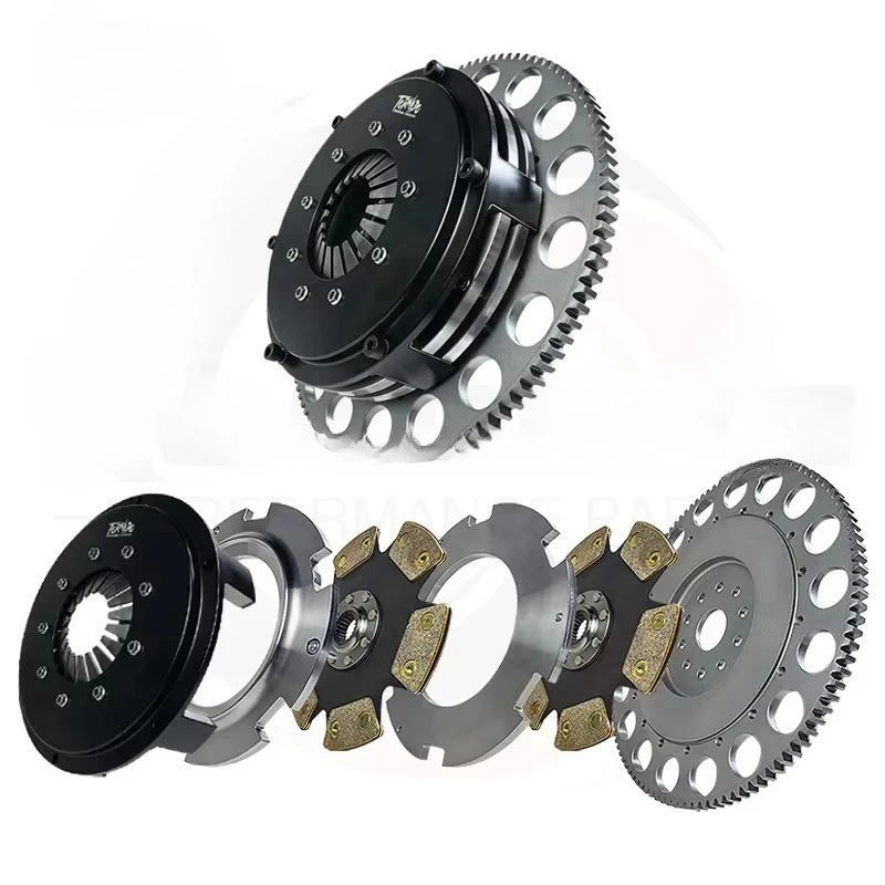 forNew 215MM Double Plate Racing Clutch Kit AP CP5242-2CRV Hon Da for Lightweight Flywheel for Drag Drift Tornado 12 Months
