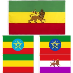 90*150cm Ethiopia Flag with Lion Ethiopian Lion of Judah Flags Polyester with Brass Grommets