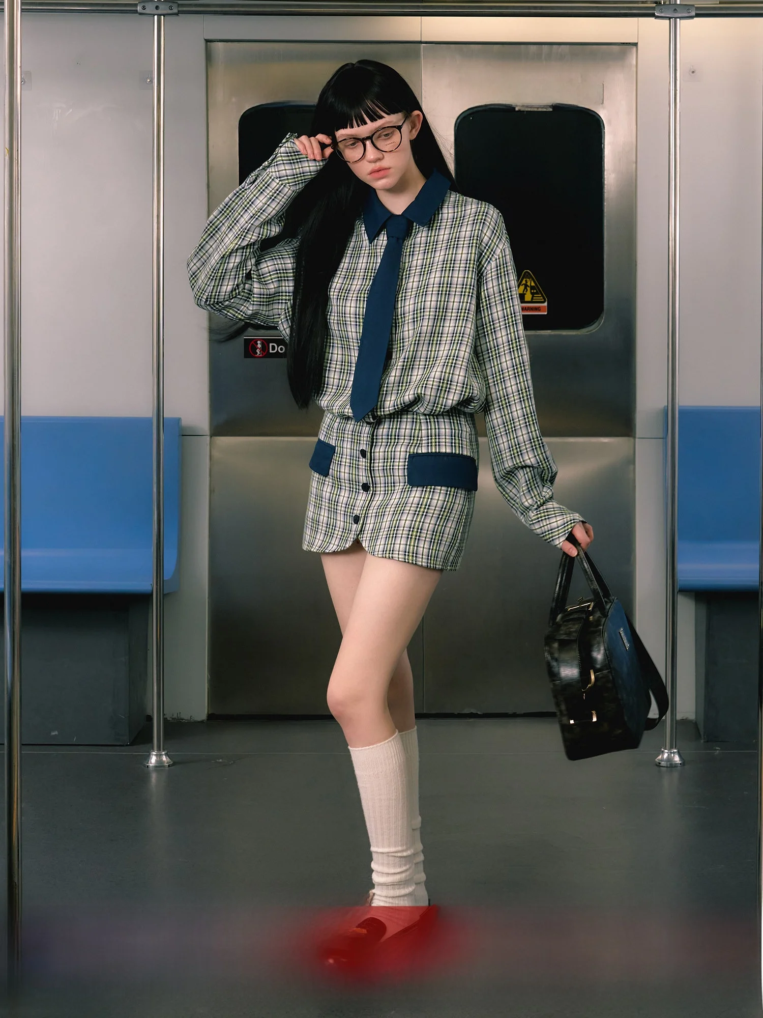 

Уникальный дизайн, высококачественный комплект из юбки и рубашки в клетку, летняя коллекция для молодых женщин 8-25 лет