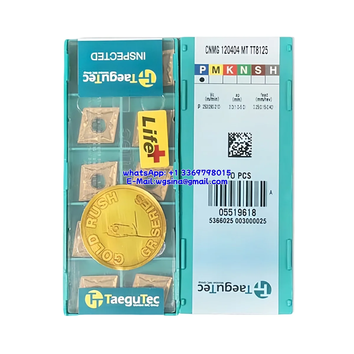 

100% оригинальные твердосплавные токарные пластины (CCMT0602/CCMT09T3/CNMG1204/CNMG1606/CNMG1906, TT8125B, -FG MT PC RT Series)