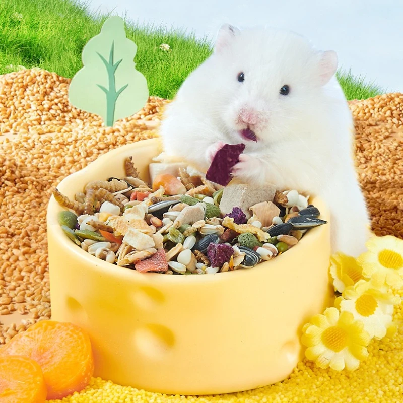 Yee Probiotics المخصب الهامستر الغذائي المتوازن للحصول على الهامستر السوري والقزم، دعم التغذية الموسمية لصحة الجهاز الهضمي