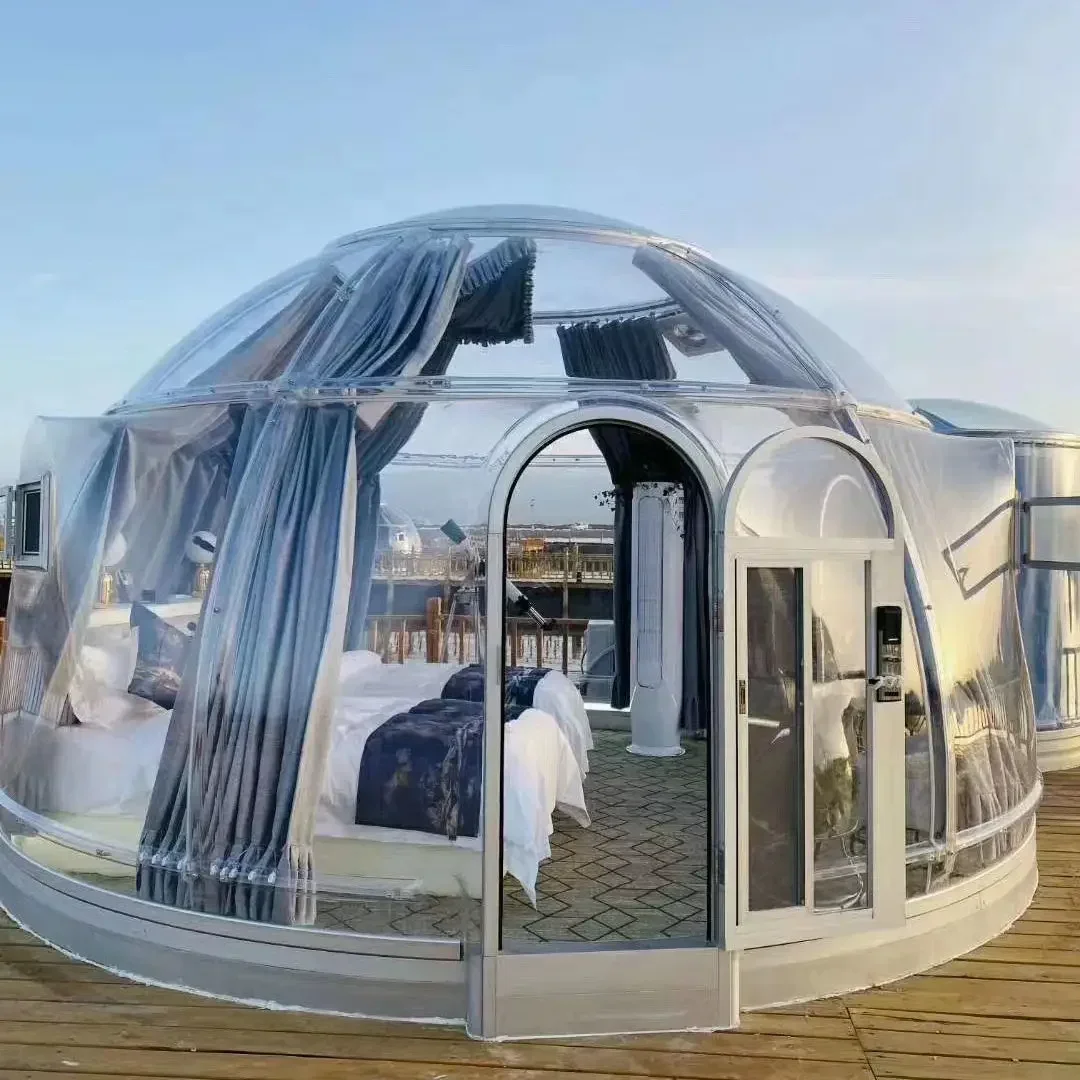Bubble house transparent PC glass B&B photo punching camping restaurant hotel scenic spot