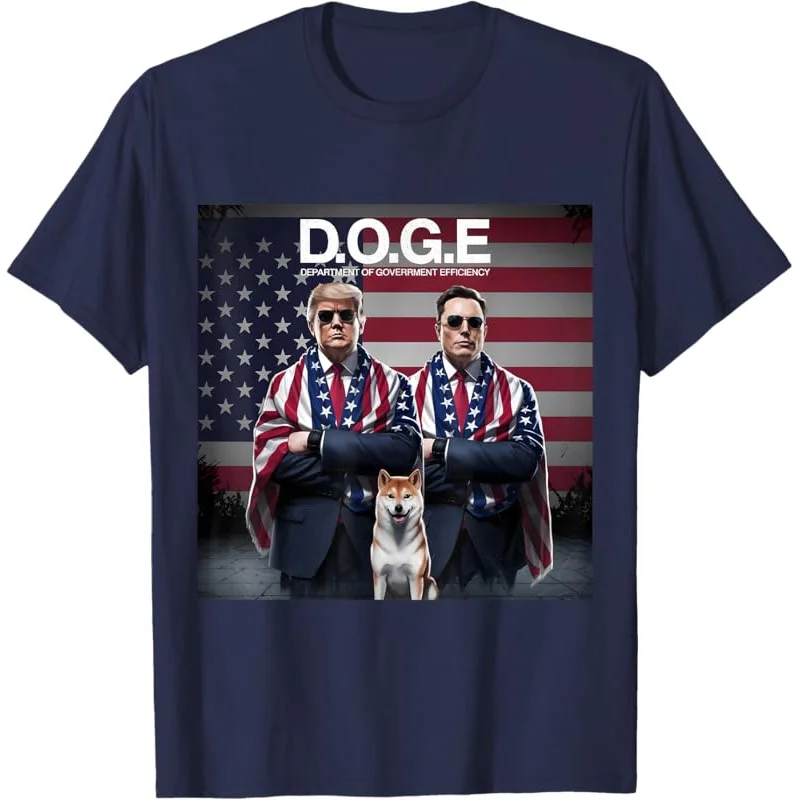 Funny DOGE trump Crypto Meme Department of Government Efficiency T-Shirt