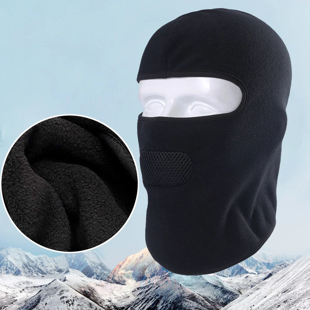 قناع الوجه بالاكلافا الصوف دفئا الحراري التزلج رئيس ارتداء قناع قبعة صغيرة Cs