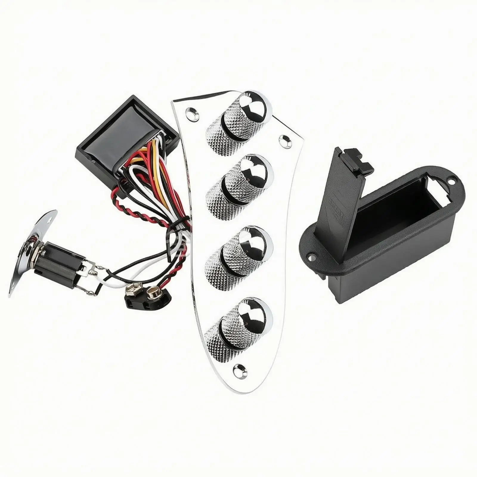 Steel Guitar Wiring Assembly | Compact Component Housing, Instrument Accessory,