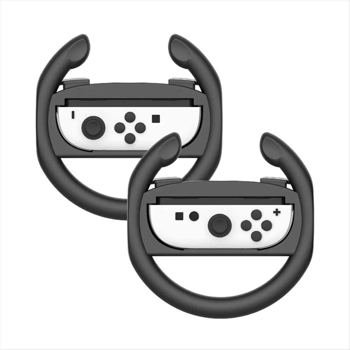 Top Sale 2PCS Racing Steering Wheels Switch 2 Controller Game Grip Handle Racing Game Wheel B