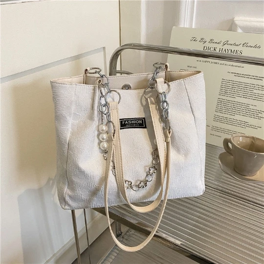 White Summer Cheap Girl Korean Messenger OL Cosmetic Big Totes Woman Shoulder Bag Casual Girl Women Bag Lady Handbag Purses