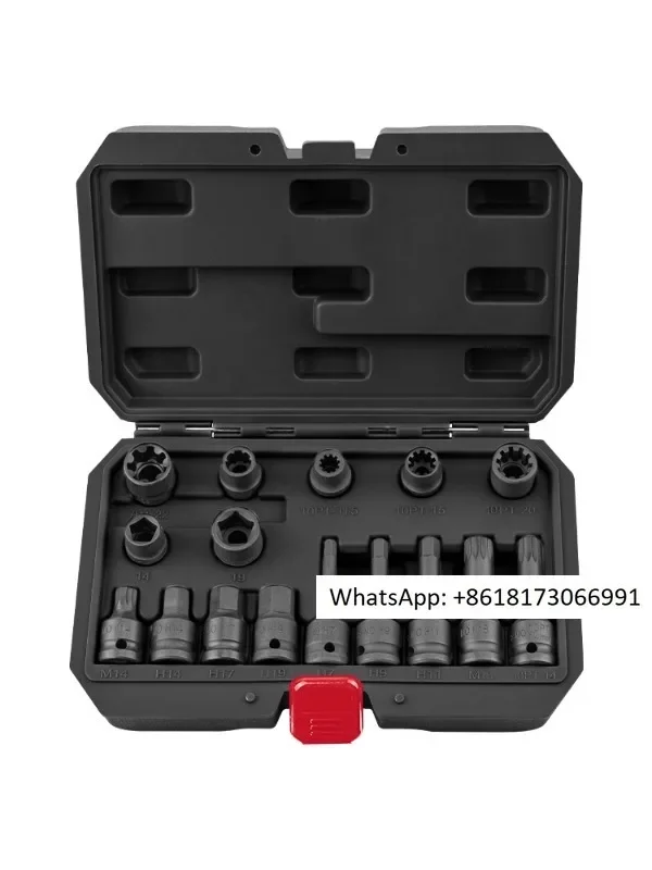 

Automotive brake cylinder caliper screw disassembly special sleeve screwdriver auto repair tool
