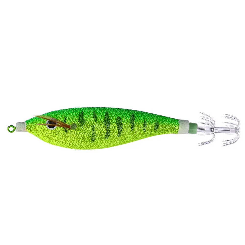 Leuchtender hölzerner Garnelen-Fake-Köder, neuer hölzerner Garnelen-Tintenfisch-Haken, harter Bait13GFishing-Köder-Set – Detail 12
