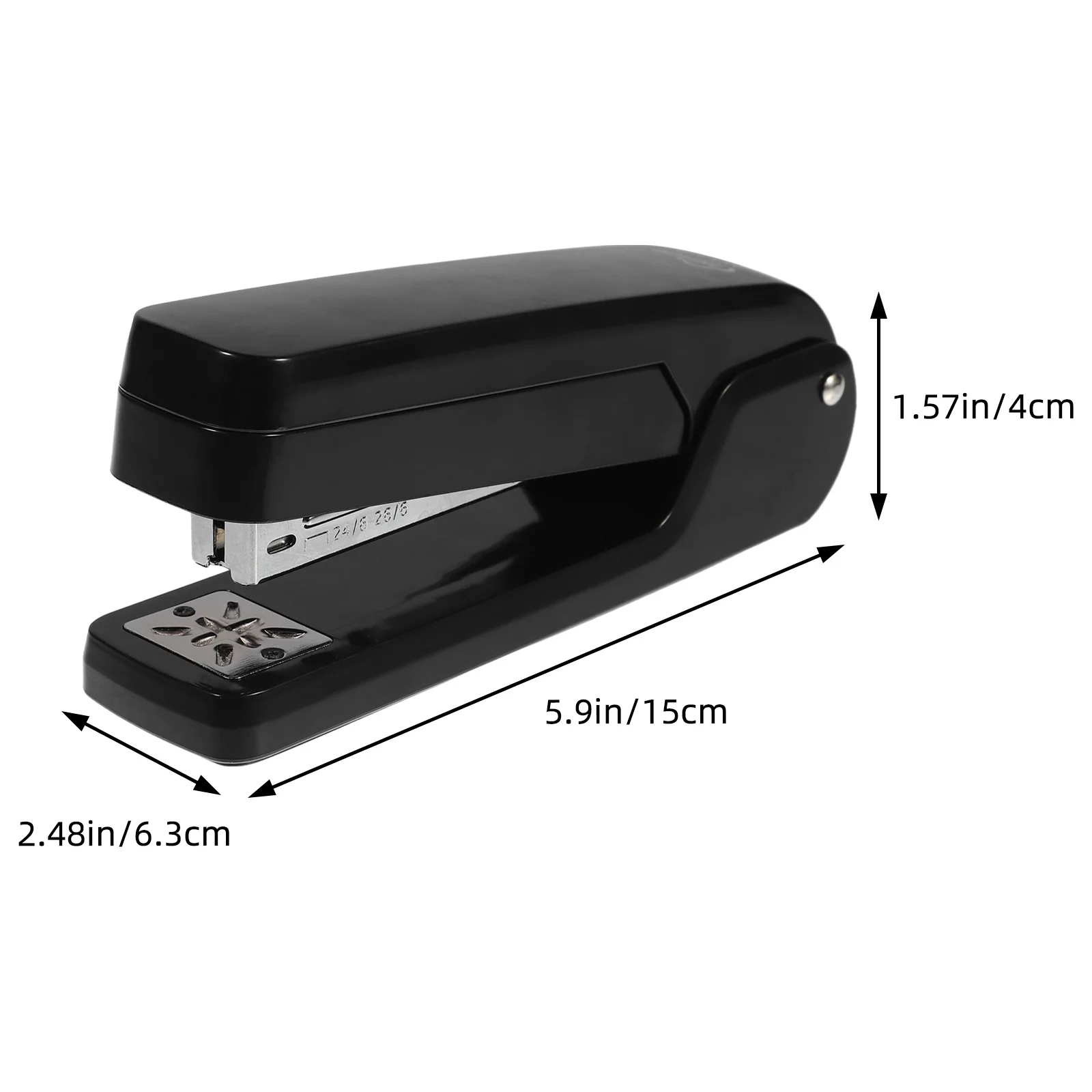 1 قطعة الدورية المحمولة دباسة صغيرة لمكتب المنزل المدرسة ورقة ملزمة سطح المكتب دباسة أداة اللوازم المكتبية