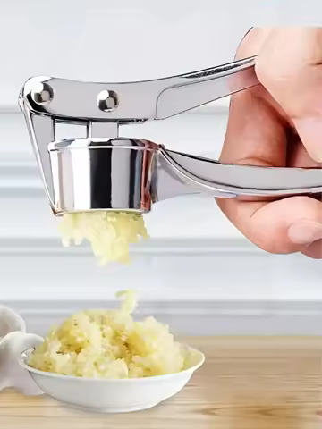 1/2PC Garlic Press Crusher, Easy to Clean Garlic Mincer Ginger Juicer, Multifunctional Garlic Masher Kitchen Gadgets