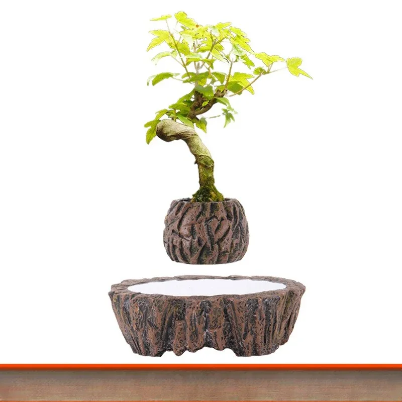 Maglev potted plant home decoration creative ornament opening gift miniature plant bonsai flower pot factory direct sales
