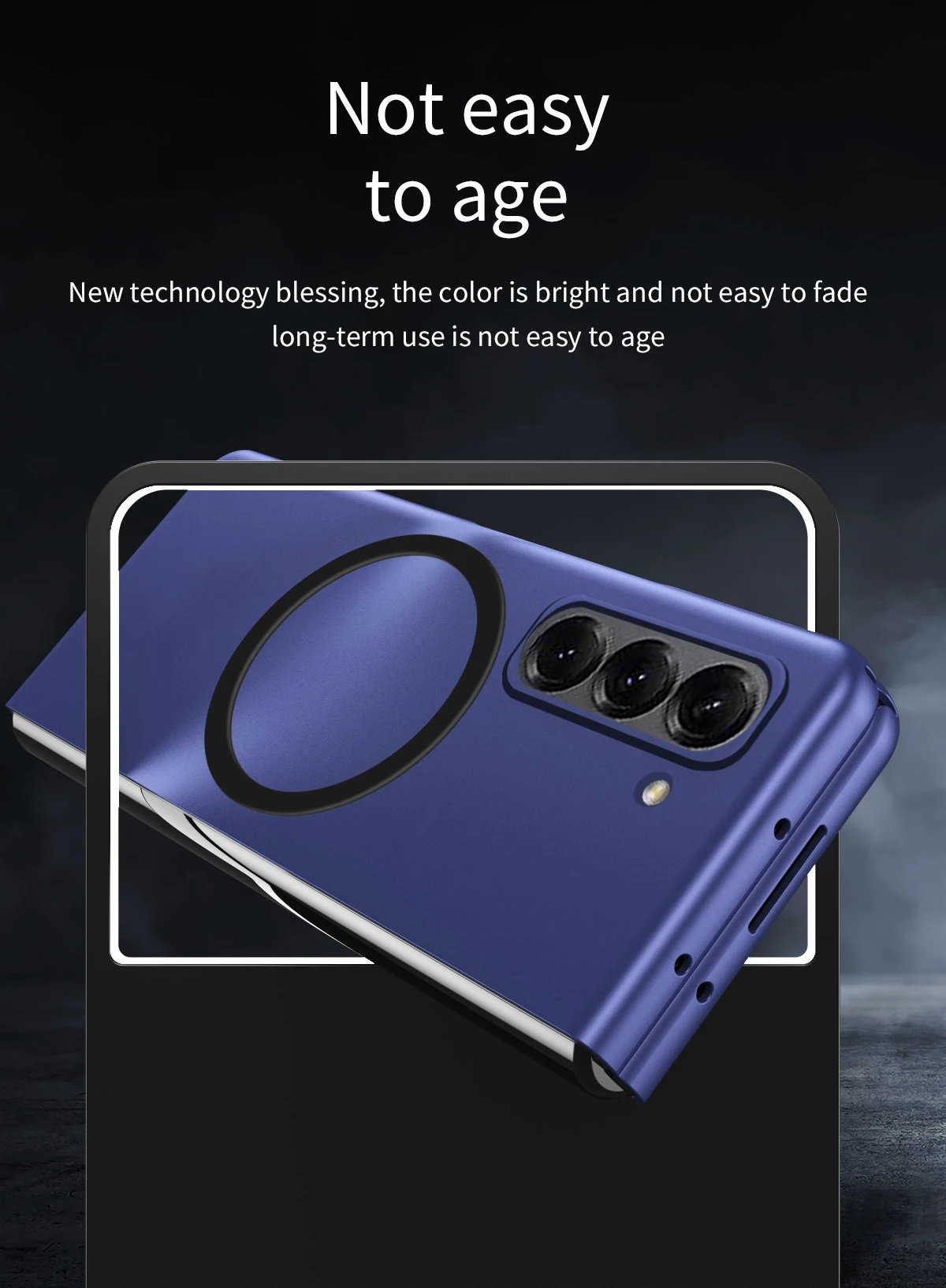 Ultra sottile delicato sulla pelle opaca per Samsung Galaxy Z Fold 6 5 4 3 5G custodia pieghevole magnetica protezione antiurto cover posteriore rigida