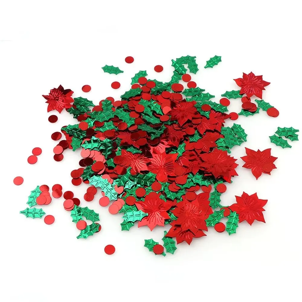 Glitzer Weihnachtsbaum Konfetti Alufolie Pailletten Weihnachten DIY Neujahr Zuhause Hochzeit Geburtstag Wurf Party Dekoration Lieferant – Detail 5