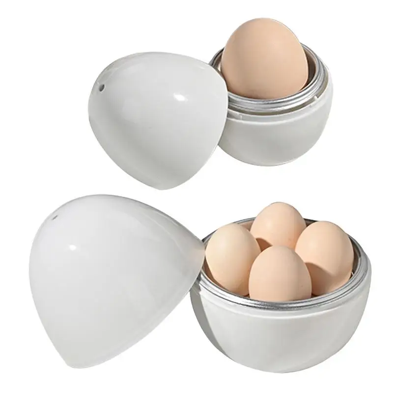 New Egg Boiler Steamer Capacity For 1/4 Eggs Microwave Egg Cooker Cooking Tools Hard Or Soft Boiled Kitchen Accessories