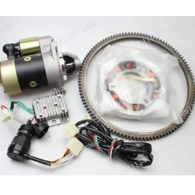 Micro-tillage Electromechanical Starter 173F/178F/180F/188F 186 Diesel Modified Motor Set