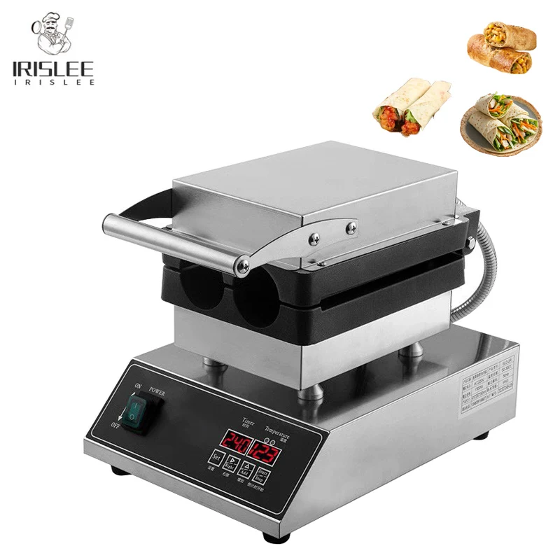 2 Grids Chicken Roll  Machine Electric Chicken Roll Machine Sausage Waffle Maker