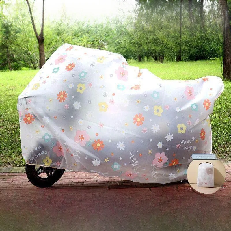 

Thickened Universal Vehicle Rain Shield Motorcycle Cover Windproof Dustproof Waterproof Protection Motorcycle Cover