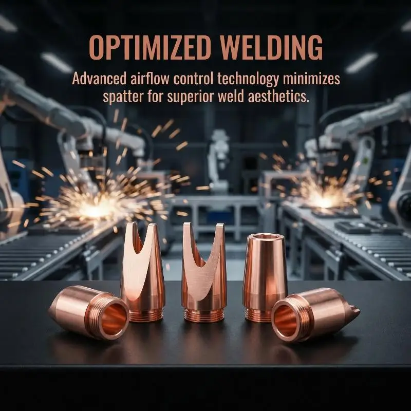 

DMK IPG Laser Welding Copper Nozzles H32 M13.5 Wire Feeding Graduated Precision for Manufacturing PlantsHot
