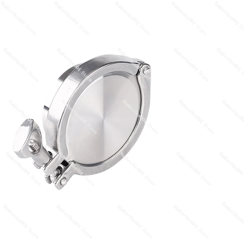 Applicable to 304 Stainless Steel Quick Connector Quick Opening Blind Plate Quick Installation Clamp