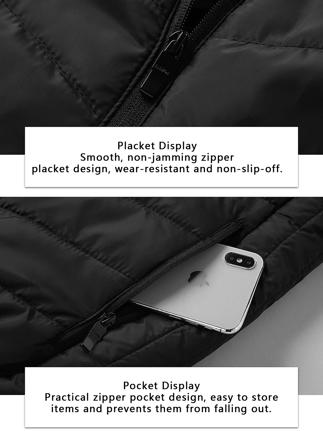 EU Size 11-Zone Dual-Control Heated Vest: Stand Collar, Oversized, Zipper Pockets, Overheat Protection, Power Bank Not Included