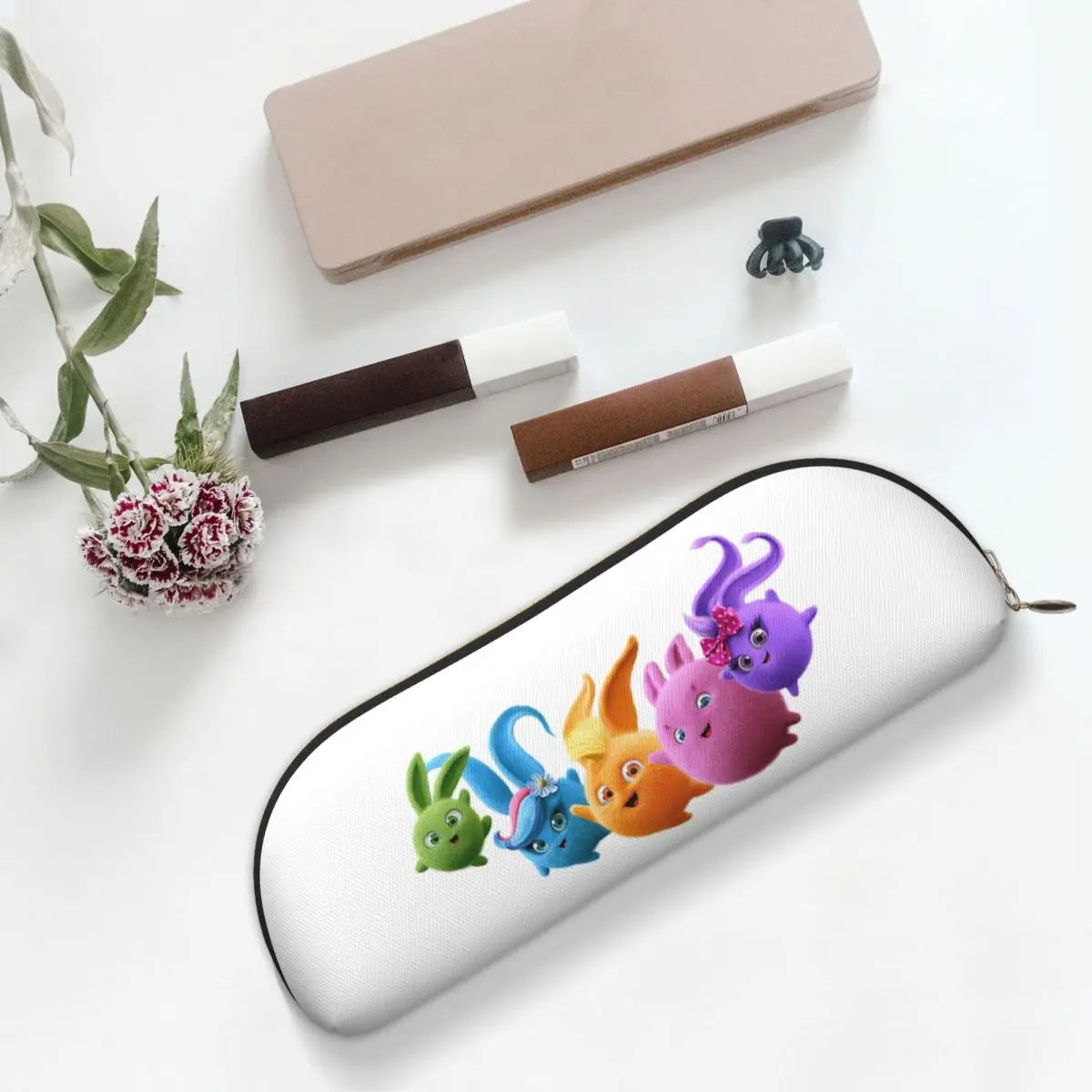 

Пеналы Sunny Bunnies, пенал для хранения канцелярских принадлежностей, большая вместительная коробка для ручек, сумка-карандаш для мальчиков и девочек, подарки