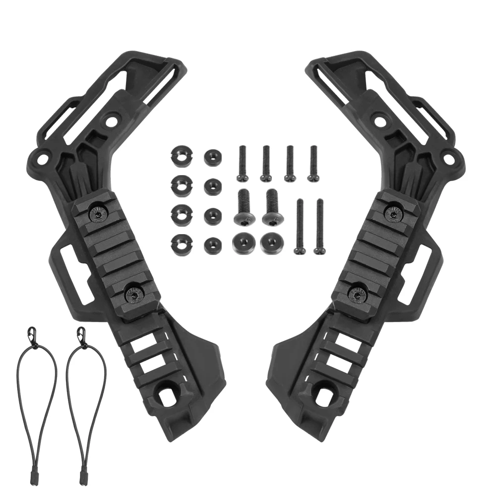 BOOIU BOIU Taktische Wendy Helm Seite Schiene Guide ARC Wendy Schiene Helm Halterung Halterung Guide Schiene Jagd Air Gun Helm Zubehör 3