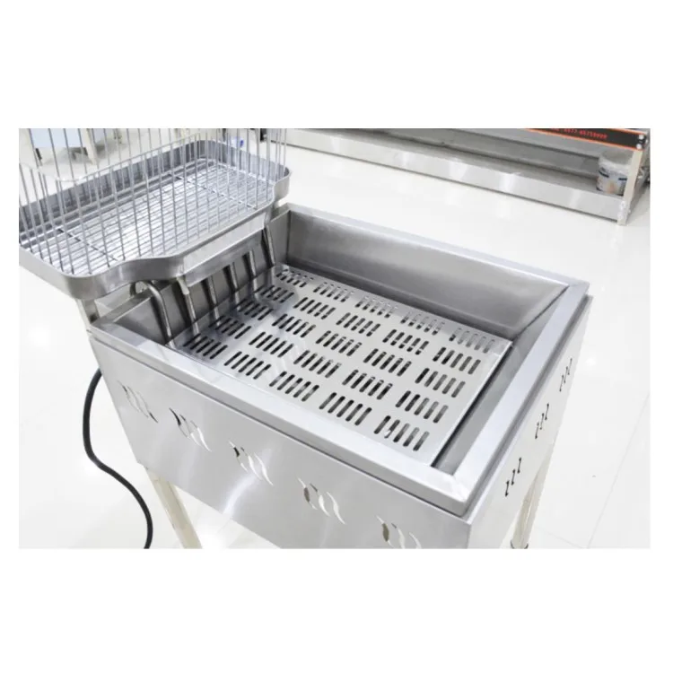 CE Restaurant 20l Commercial Deep Fryer Freidora Electrica Oil Deep Peanut Electric Double Basket For Potato Chips Fryer
