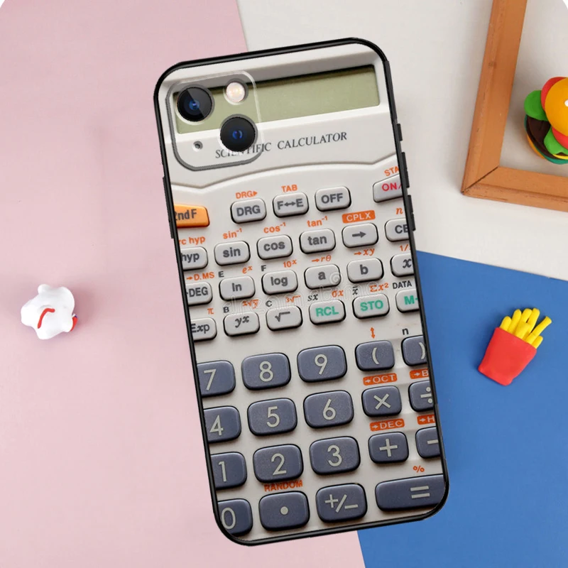 Unique Calculator design Case For iPhone 13 11 12 14 15 16 Pro Max Mini X  XR XS Max Plus Soft Cover - AliExpress 202192403