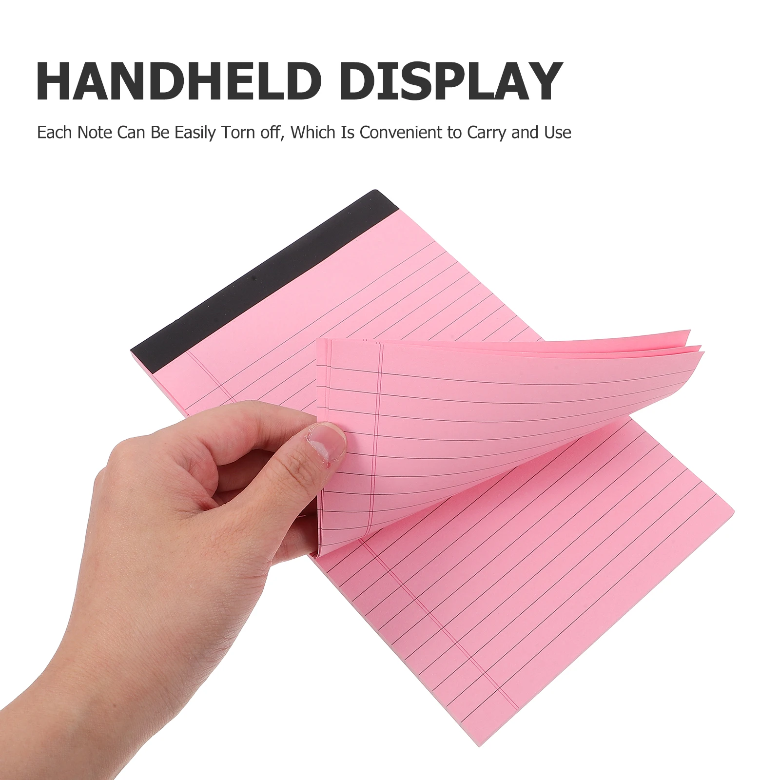 

4pcs Lined Legal Pad Notepad For Office Tearable Memo Notebook A5 Multi-Function Time Planner Portable Idea Notebook Tear Off