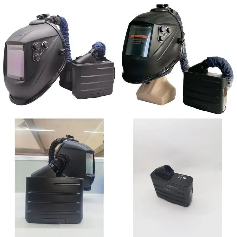 Hot Sell New Model PAPR Ventilation Auto Darkening Welding Helmet with Large Vision Outside Adjustable Welding Helmet