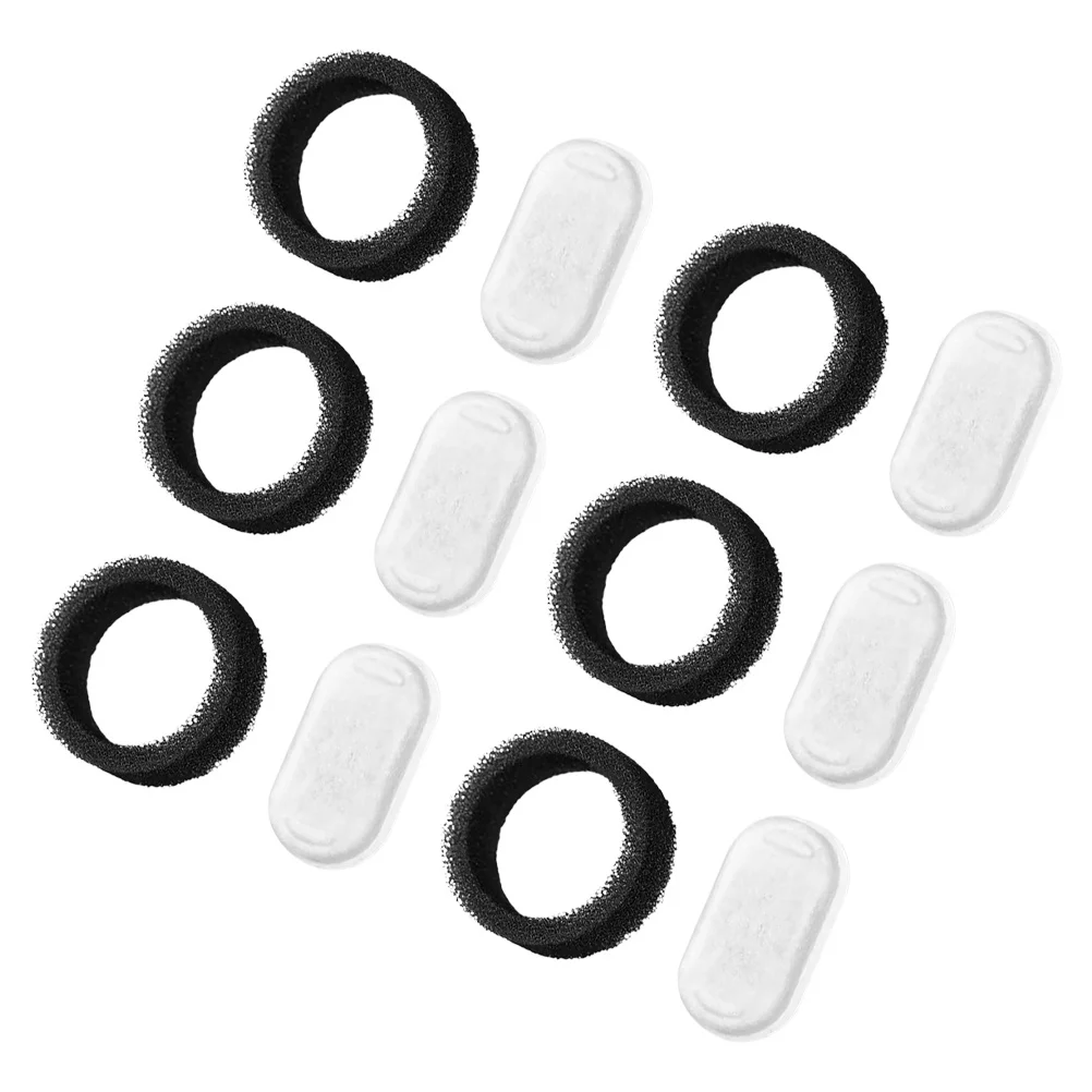 

6Sets Cat Filter Replacement for Water Fountain Pet Drinking Fountain Filters Universal Fit Easy Install No Tools Needed