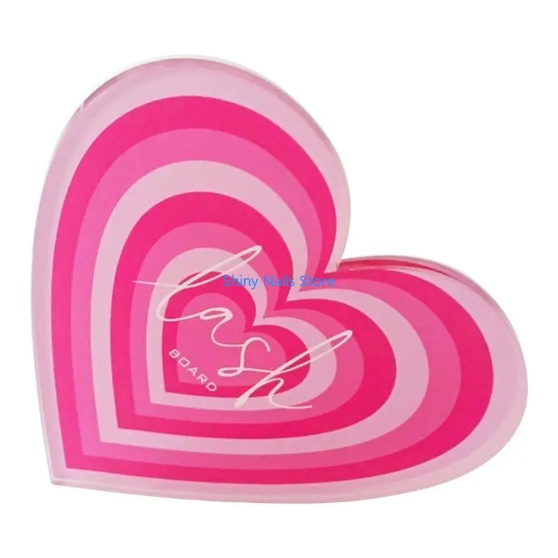 

Eyelash Extension Tray Stand Eyelash Palette Heart Shaped Eyelash Console Plate
