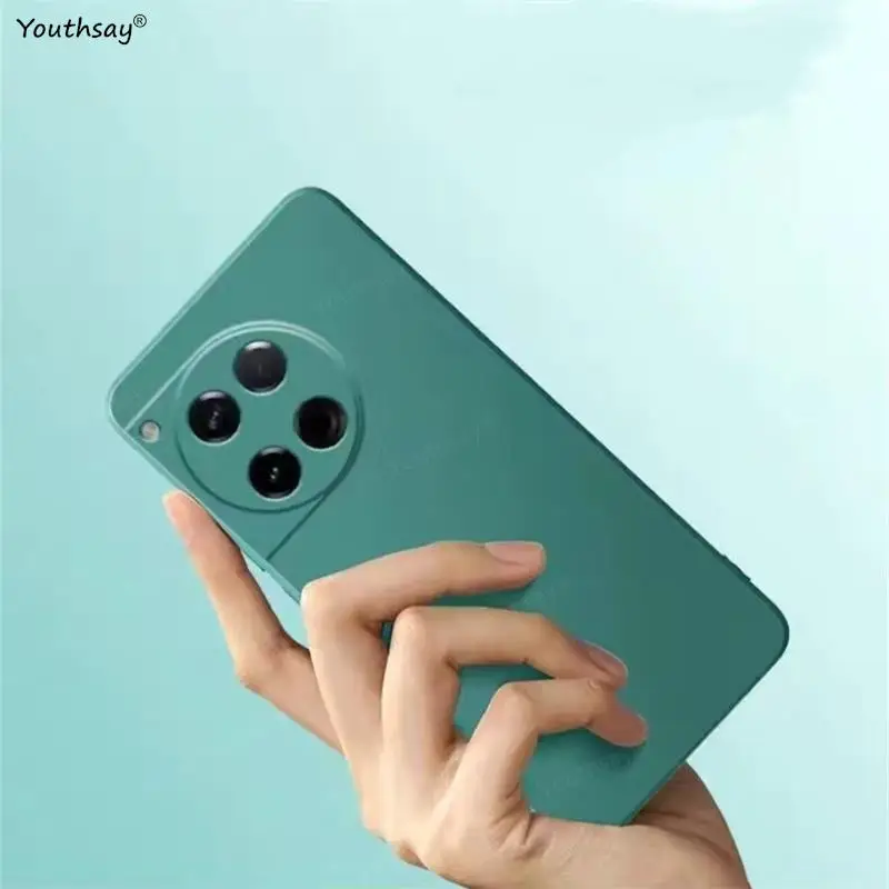For Oneplus 12 Case Oneplus 12 11 10T 10 Pro Cover Coque Funda Original Liquid Silicone Soft Phone Bumper Oneplus 12 image 3