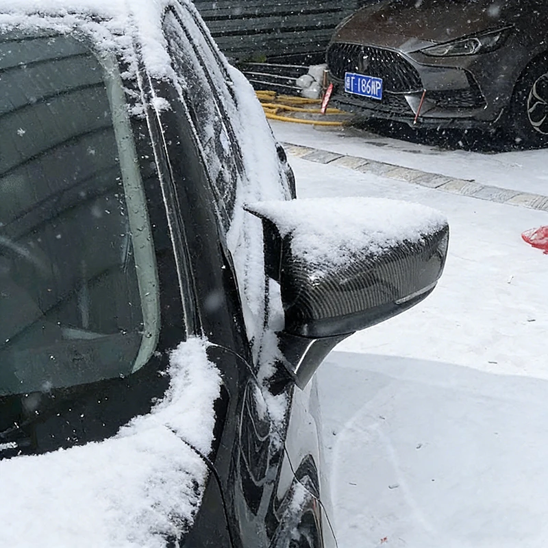 

Car Styling For Mazda 6 2017-2020 Rearview Mirror Cover Caps Housing With Horn Decorate Sticker Trim Auto Parts Accessories