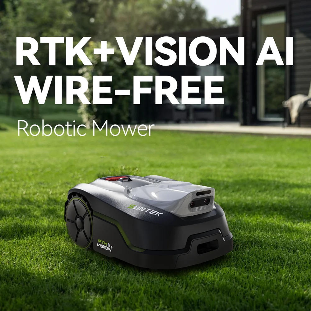 Suntek RTK Robot Lawn Mower 800㎡ Waterproof AI Obstacle Avoidance APP Control Automatic Battery Garden Grass  Cutting Lawn Mower