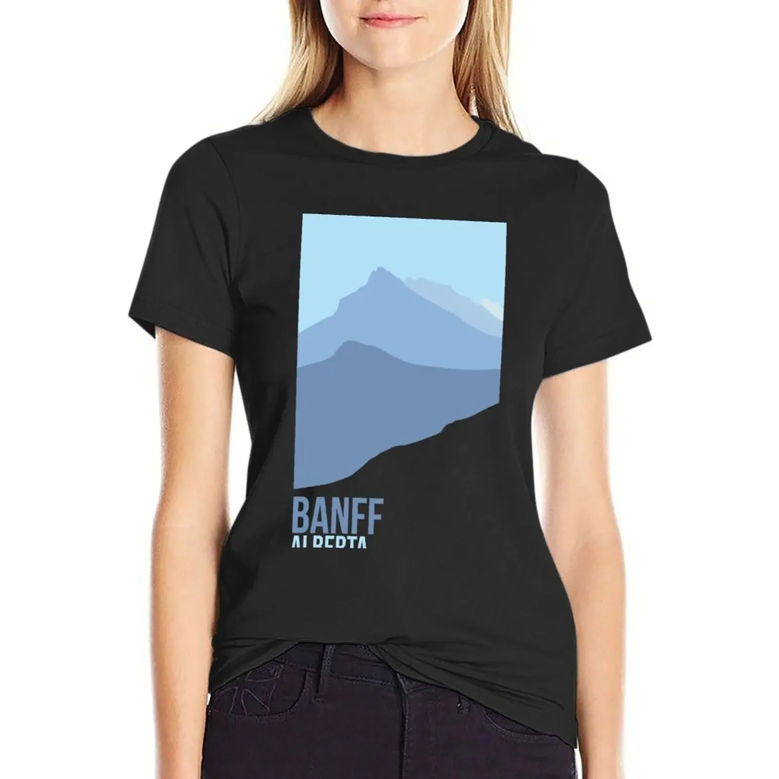 

Футболка Banff, летние топы, эстетичная одежда, футболки для женщин