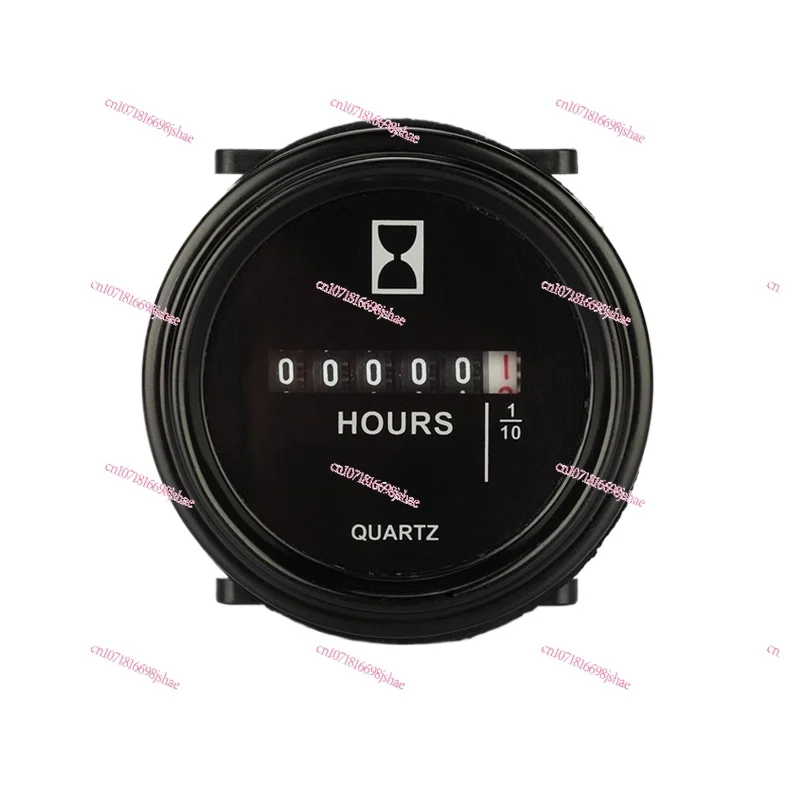 Black SH-1 Round Industrial High Definition Timer Industrial Cumulative Timer LED Direct Display Timer