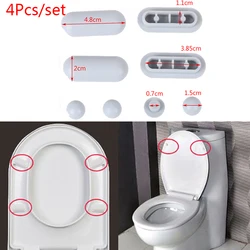Hot 4pcs/lot Plastic Antislip Gasket Toilet Seat Cushion Pads Cover Bumper Bathroom Lifter Kits
