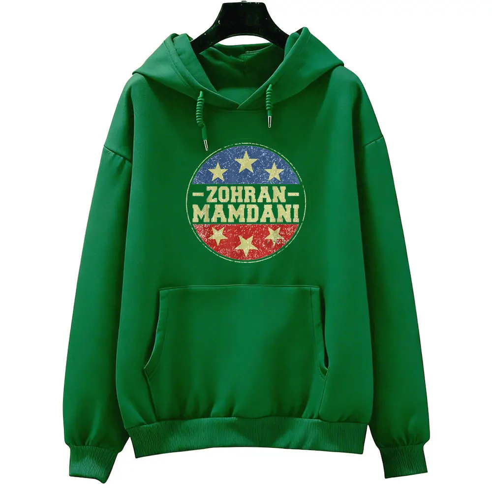 Zohran Mamdani 2025 NYC's First Muslim Mayor Progressive Democrats Men Hoodies Zohran for New York City DSA Unisex Hoodies