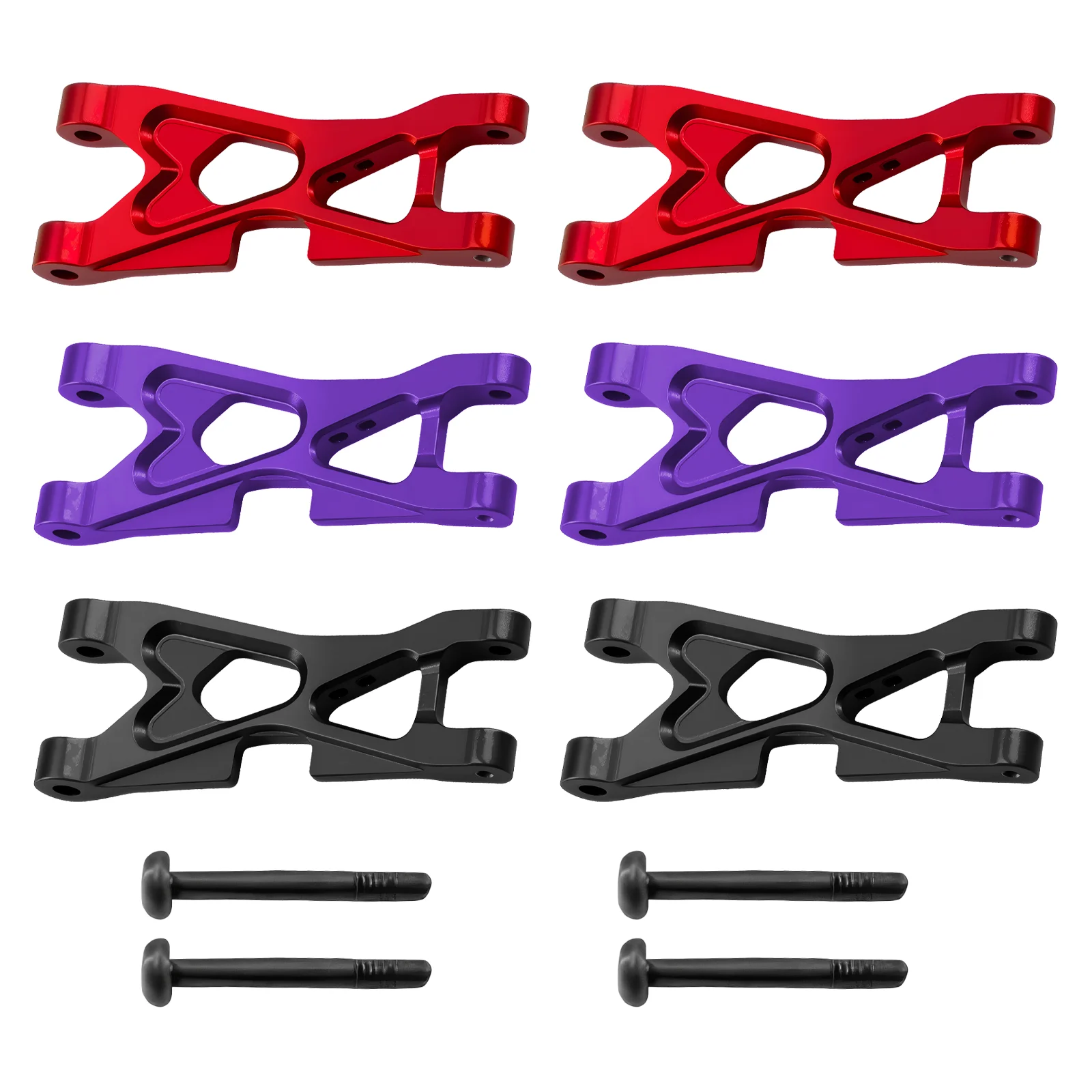 Metal Aluminum Rear Suspension Arms For Losi Micro B And Losi Micro T Upgrades Parts 1/24 Accessories Rc Car