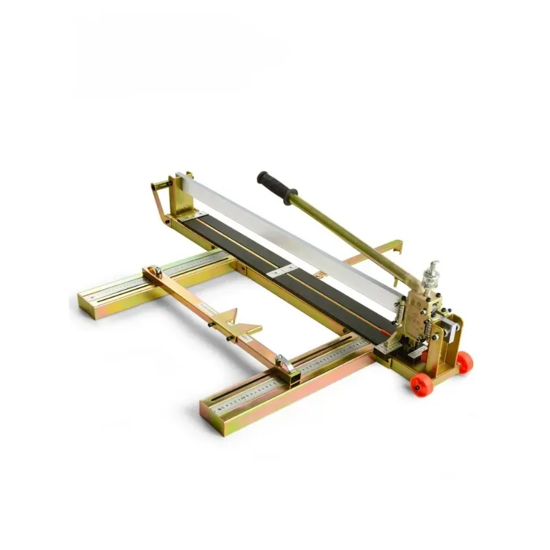 All-steel Tile Cutting Machine - Manual Desktop Tile Pusher with 800mm Height and Precise Infrared Line Cutting Device
