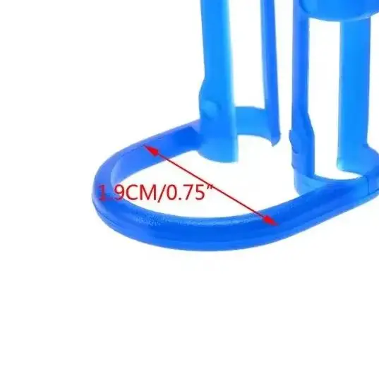 

20Pcs/Bag Dental Cotton Roll Holder Disposable Blue Clip For Dentist Clinic