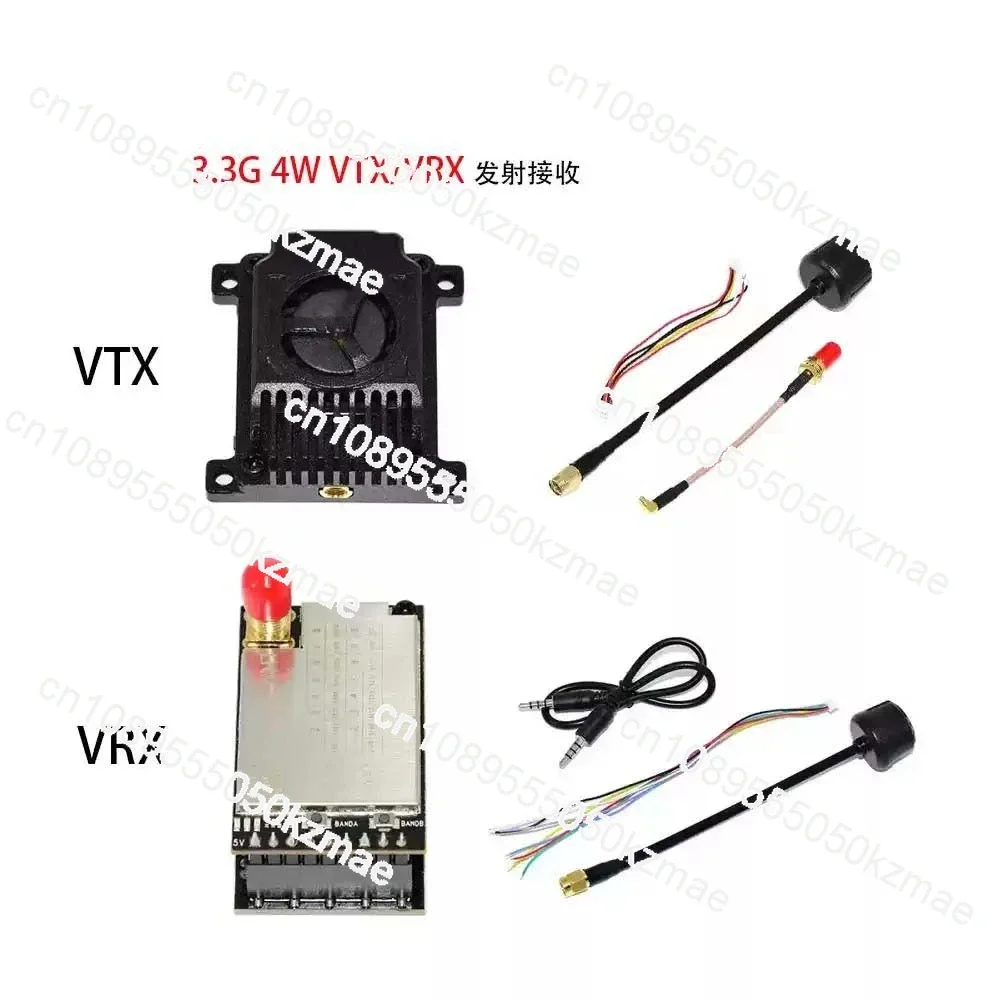 

Suitable for 3.3G 4W VTX Transmitter Receiver Long Voyage Crossing Machine Image Transmission Compatible Skyzone/fatshark