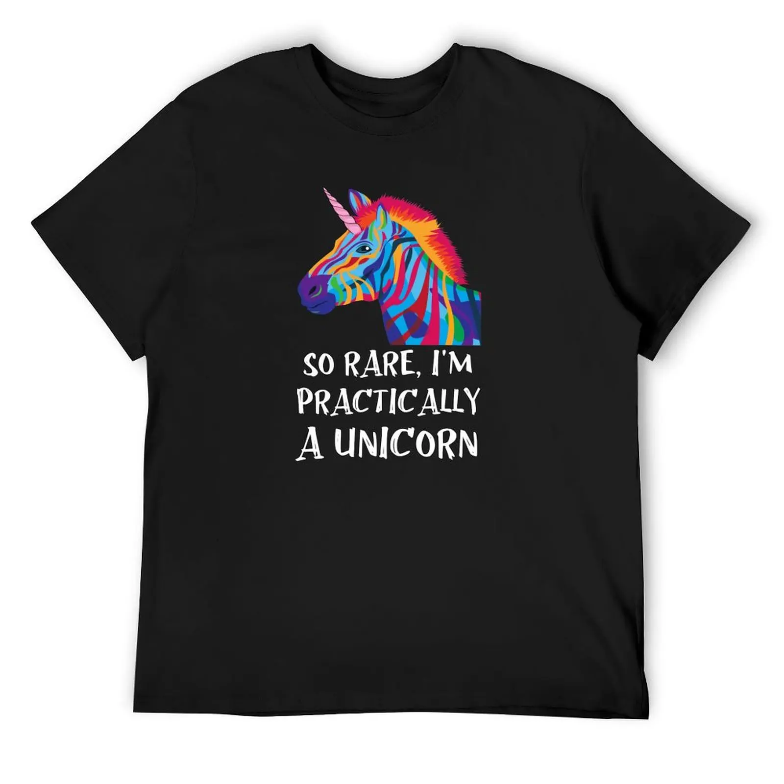 So rare I'm practically a unicorn T-Shirt new edition for a boy anime clothes t shirts men