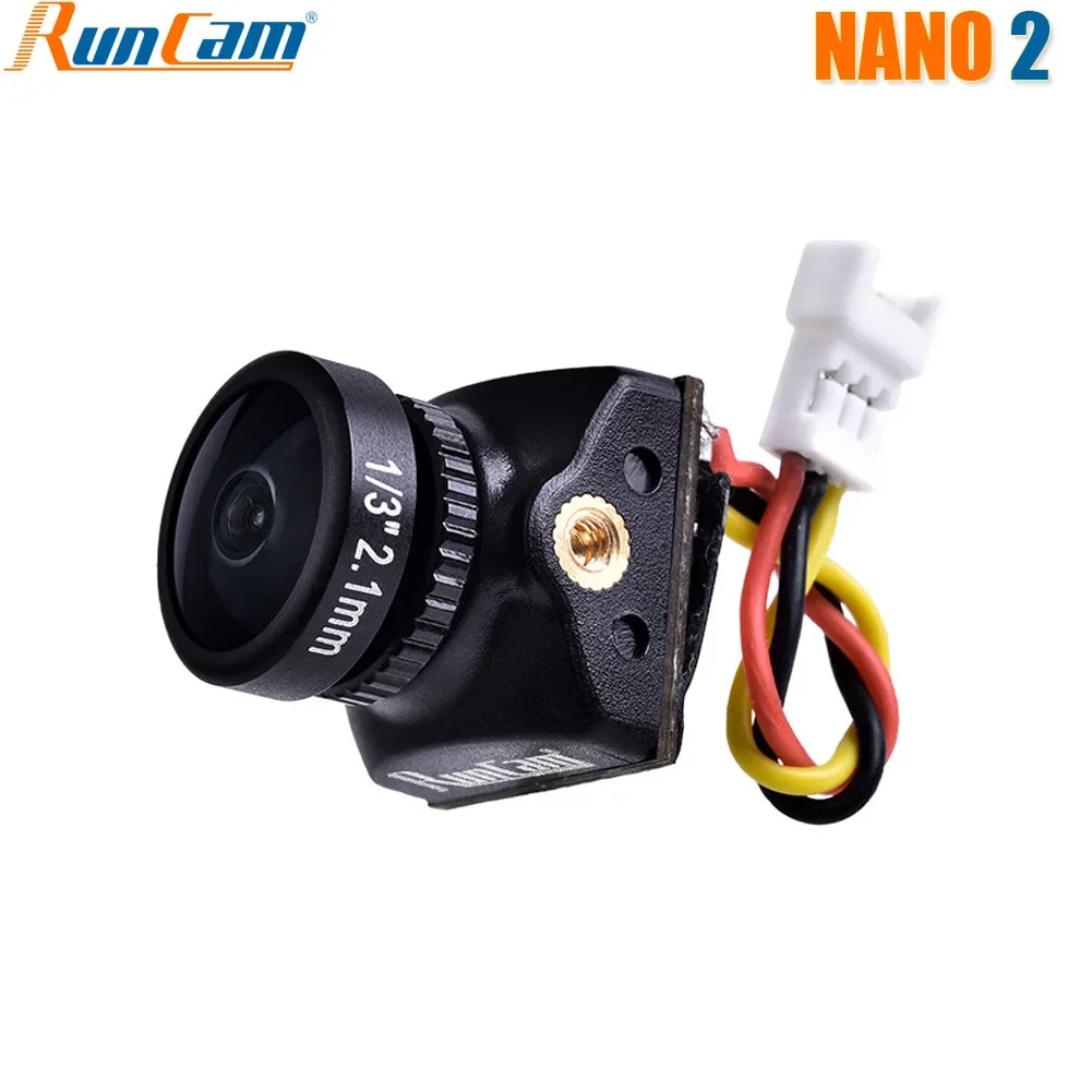 RunCam Nano 2 Mini Analog FPV Camera 700TVL 170° FOV Optional 1.8mm / 2.1mm Lens Low Voltage for Tiny Whoop Micro RC Drone
