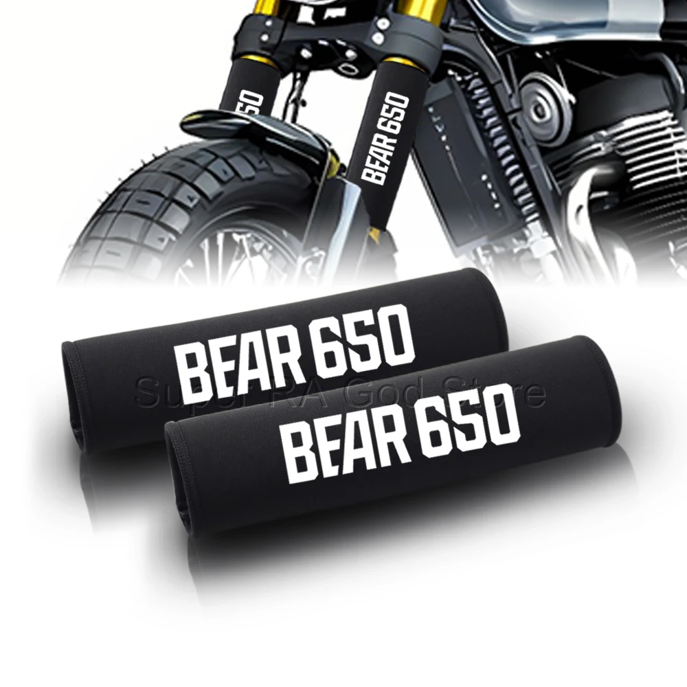 

RAIMTO For Bear 650 Bear650 Front Rear High quality Motorcycle Shock Absorber Dust Protector