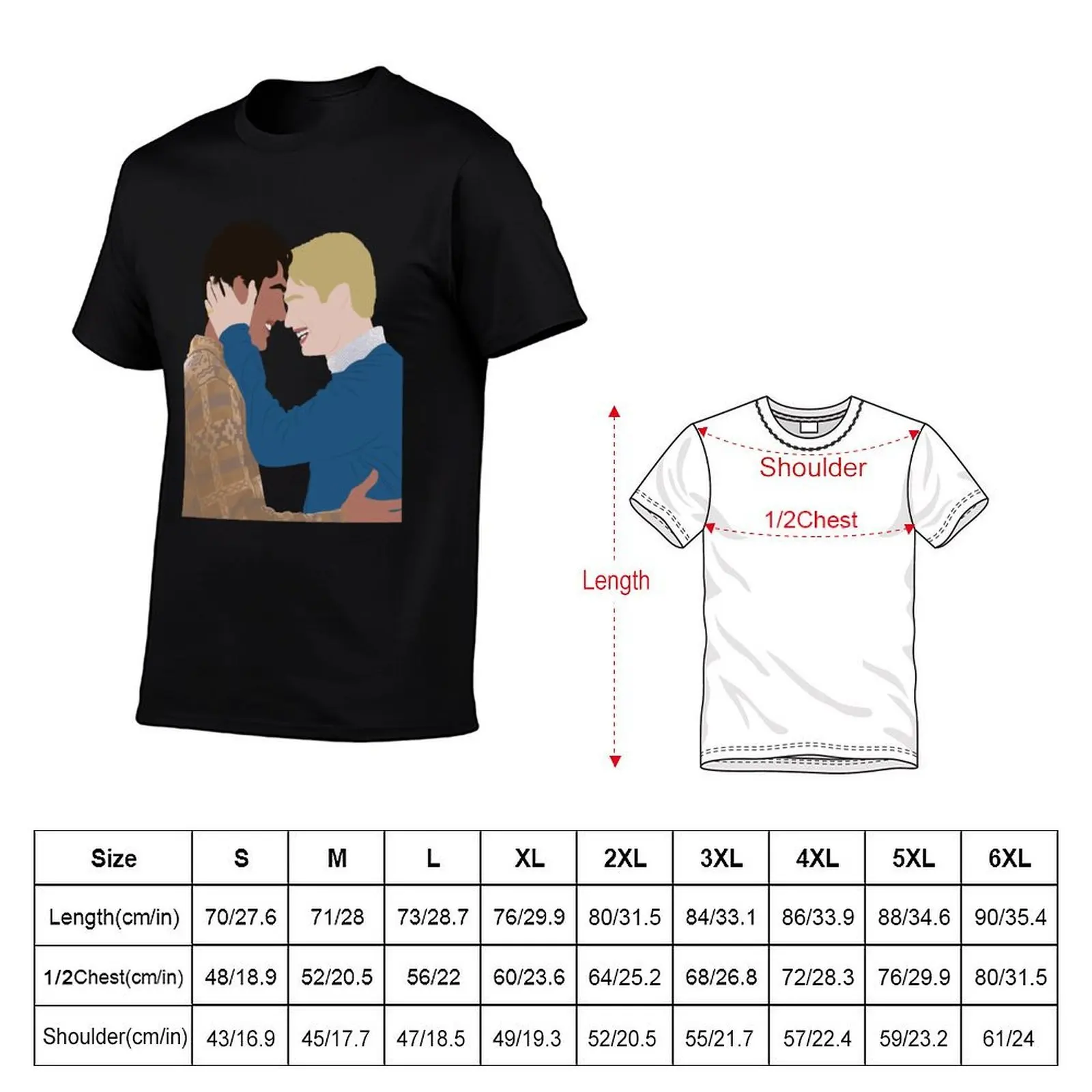 Alex and Henry red, white and royal blue T-Shirt Plus Size Everyday Tee Shirt