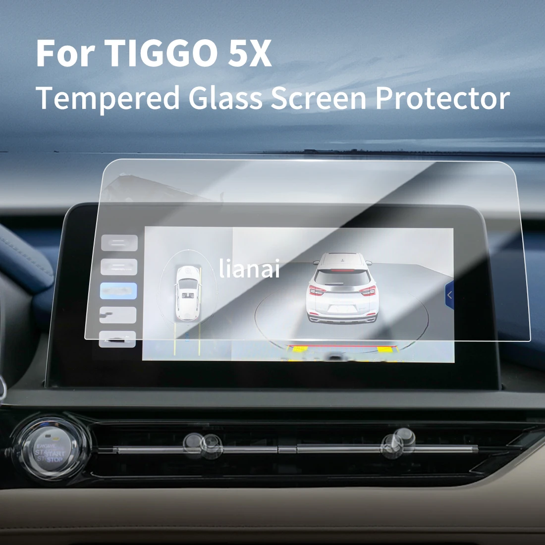 

Carplay Screen Protector Tempered Glass Protective Film Navigator Aut Car Stickers Accessories For24 Chery TIGGO 5X
